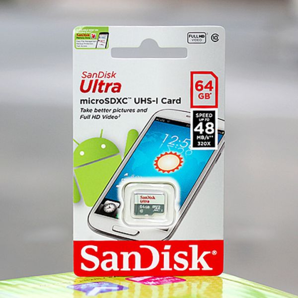 Thẻ nhớ Sandisk 64GB class 10