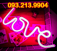 Đèn led neon Love trang trí